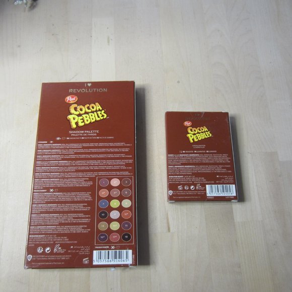 I heart Revolution Cocoa Pebbles eyeshadow palette & highlighter - Picture 2 of 4